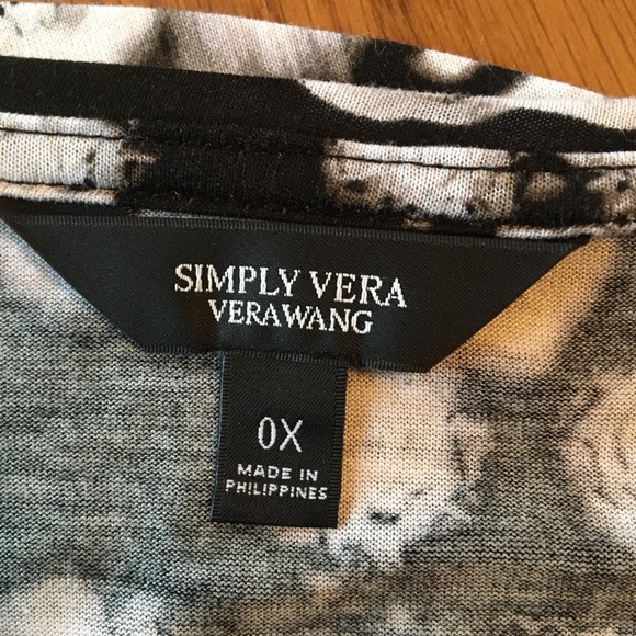 Vera Wang Crystal Embellished Shirt-Size 0X - Picture 3 of 10